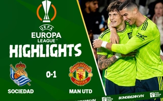 Video tổng hợp: Real Sociedad vs MU Europa League 2022/2023