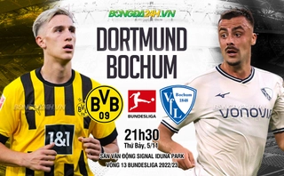 Video tổng hợp: Dortmund 3-0 Bochum (Vòng 13 Bundesliga 2022/23)