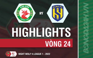 Video tổng hợp: Bình Định vs SLNA (Vòng 24 V.League 2022)