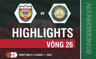 Video tổng hợp: Hà Tĩnh - Thanh Hóa (Vòng 26 V.League 2022)