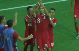 VIDEO: Con trai huyền thoại Fandi Ahmad ghi bàn gỡ hòa cho Singapore