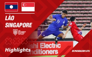 Highlights Lào - Singapore | Voi rừng hết cửa đi tiếp | Bảng B AFF Cup 2022