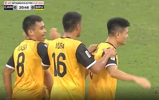 VIDEO: Brunei bất ngờ mở tỉ số trước Campuchia