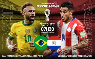 Video tổng hợp: Brazil 4-0 Paraguay (Vòng loại World Cup 2022)