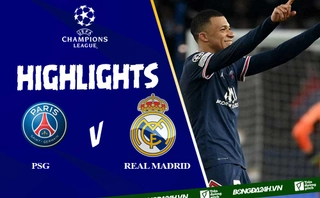 Video cúp C1 PSG vs Real Madrid: Kylian Mbappe chào hàng, Messi đá hỏng 11m
