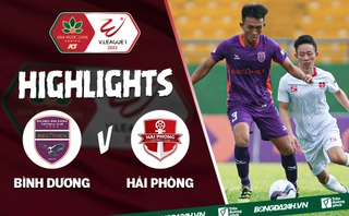 Video tổng hợp: Bình Dương 2-2 Hải Phòng (Vòng 4 V.League 2022)