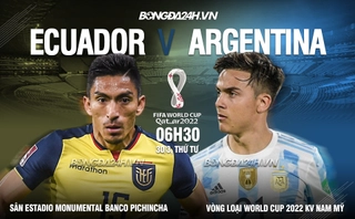 Video tổng hợp: Ecuador 1-1 Argentina (Vòng loại World Cup 2022)
