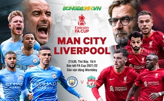 Video tổng hợp: Man City 2-3 Liverpool (Bán kết FA Cup 2021/22)