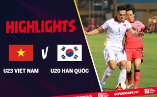 Video tổng hợp: U23 Việt Nam 1-0 U20 Hàn Quốc (Giao hữu 22/4/2022)