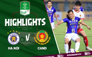Video tổng hợp: Hà Nội 4-0 CAND (Vòng loại Cúp Quốc gia 2022)