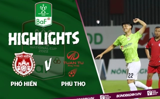 Video tổng hợp: Phố Hiến 5-0 Phú Thọ (Vòng loại Cúp Quốc gia 2022)