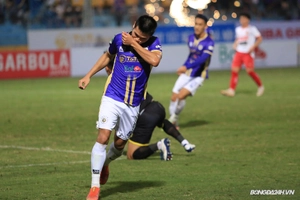 Tuấn Hải ghi bàn thắng đầu tiên ở V-League 2022 cho Hà Nội FC