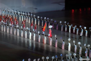 VIDEO: Huy Hoàng dẫn đầu Đoàn thể thao Việt Nam tại lễ khai mạc SEA Games 31