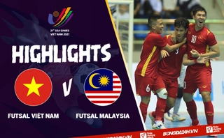 Video tổng hợp: Futsal Việt Nam 7-1 futsal Malaysia (SEA Games 31)