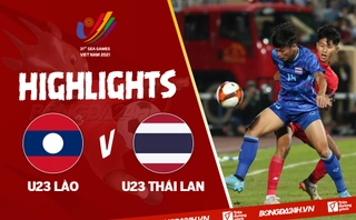 Video tổng hợp: U23 Lào 0-1 U23 Thái Lan (Bảng B SEA Games 31)