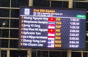 VIDEO: Kình ngư Nguyễn Huy Hoàng và màn nước rút thần kỳ để giành HCV thứ 4 tại SEA Games 31