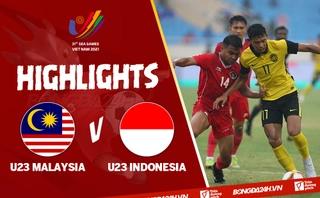 Video tổng hợp: U23 Malaysia 1-1 (pen 3-4) U23 Indonesia (Tranh HCĐ SEA Games 31)