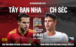 Hạ gục Séc, Tây Ban Nha vươn lên chiếm ngôi đầu bảng Nations League 2022/23