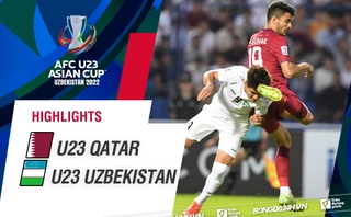 Video tổng hợp: U23 Qatar 0-6 U23 Uzbekistan (Bảng A U23 châu Á 2022)