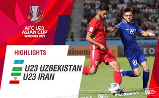 Video tổng hợp: U23 Uzbekistan 1-1 U23 Iran (Bảng A U23 châu Á 2022)