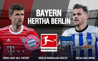 Bayern Munich tái chiếm ngôi đầu Bundesliga 2022/23