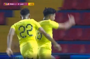 VIDEO: U22 Malaysia ghi bàn thắng chóng vánh vào lưới U22 Lào