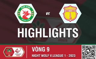 Video tổng hợp: Bình Định - Nam Định (Vòng 9 V-League 2023)