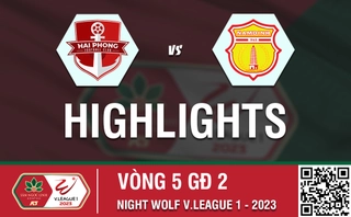 Video tổng hợp: Hải Phòng - Nam Định (Vòng 5 nhóm A V-League 2023)