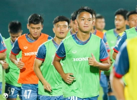 Những hình ảnh đầu tiên của tiền vệ Việt kiều CH Séc Andrej Nguyễn An Khánh tại ĐT U22 Việt Nam