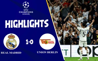 Video Real Madrid vs Union Berlin cúp C1: Jude Bellingham giải nguy phút 94