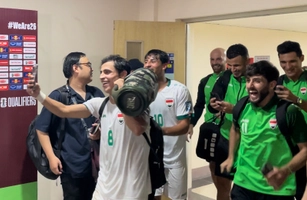 ĐT Iraq quẩy tưng bừng sau trận thắng Việt Nam