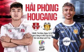 Video Hải Phòng 4-0 Hougang (AFC Cup 2023/24)