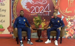 Bộ đôi ngoại binh Nam Định FC chia sẻ về mục tiêu trong năm 2024