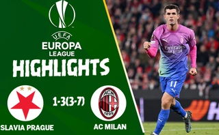 Video cúp C2 Slavia Prague vs AC Milan: Không quá khó khăn