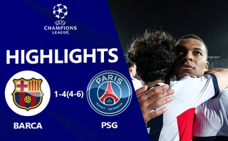 Video Barca vs PSG: Thẻ đỏ tai hại, thế trận đảo chiều