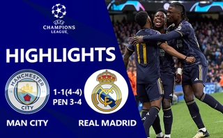 Video Man City vs Real Madrid: Đấu súng cân não