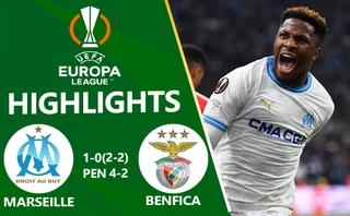 Video cúp C2 Marseille vs Benfica: Không bỏ cuộc