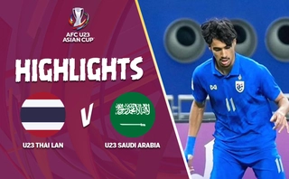 Video U23 Thái Lan vs U23 Saudi Arabia (Bảng C U23 châu Á 2024): Thảm Bại