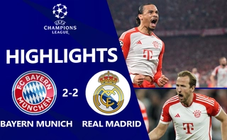 Video Bayern Munich vs Real Madrid:Bất phân thắng bại