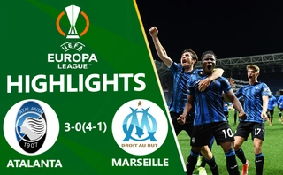 Video cúp C2 Atalanta vs Marseille: Thế trận 1 chiều