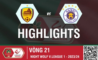 Highlights Quảng Nam - Hà Nội | Cho 3 bát Mì Quảng | Vòng 21 V-League 2023/24