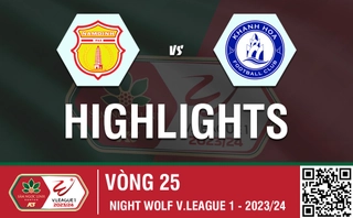Highlights Nam Định - Khánh Hòa | Vô địch sau 39 năm | Vòng 25 V-League 2023/24