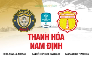 Video tổng hợp: Thanh Hóa - Nam Định (Bán kết Cúp quốc gia 2023/24)