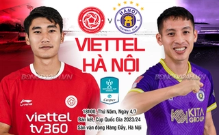 Video tổng hợp: Thể Công Viettel - Hà Nội (Bán kết Cúp quốc gia 2023/24)