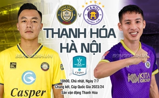 Video Thanh Hoá vs Hà Nội FC chung kết cúp quốc gia Casper 2023/24