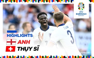 Highlights Anh - Thụy Sĩ | Kéo nhau vào loạt luân lưu | Tứ kết Euro 2024