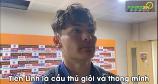 VIDEO: Hậu vệ Jonathan Khemdee của tuyển Thái Lan ngợi khen Tiến Linh và Nguyễn Filip