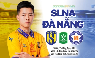 Highlights SLNA - Đà Nẵng | Xuân Tiến đưa Xứ Nghệ đi tiếp | Cúp Quốc gia 2024/25