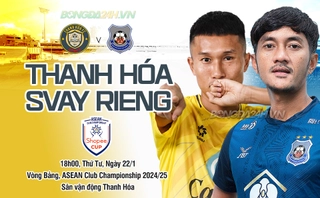 Highlights Thanh Hóa - Svay Rieng (Shopee Cup 2024/25)