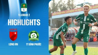Highlights Long An - Bình Phước (Hạng nhất quốc gia 2024/25)